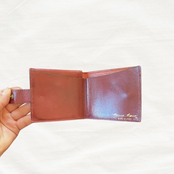 Vintage Etienne Aigner Burgundy Leather Wallet | Heritage Style - Picture 4 of 5